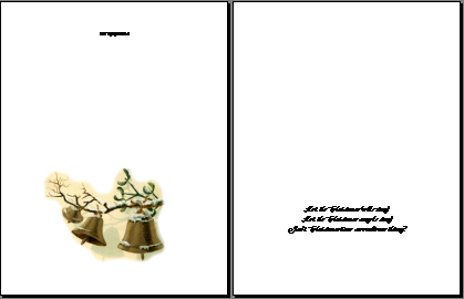 Front and back of printed page.